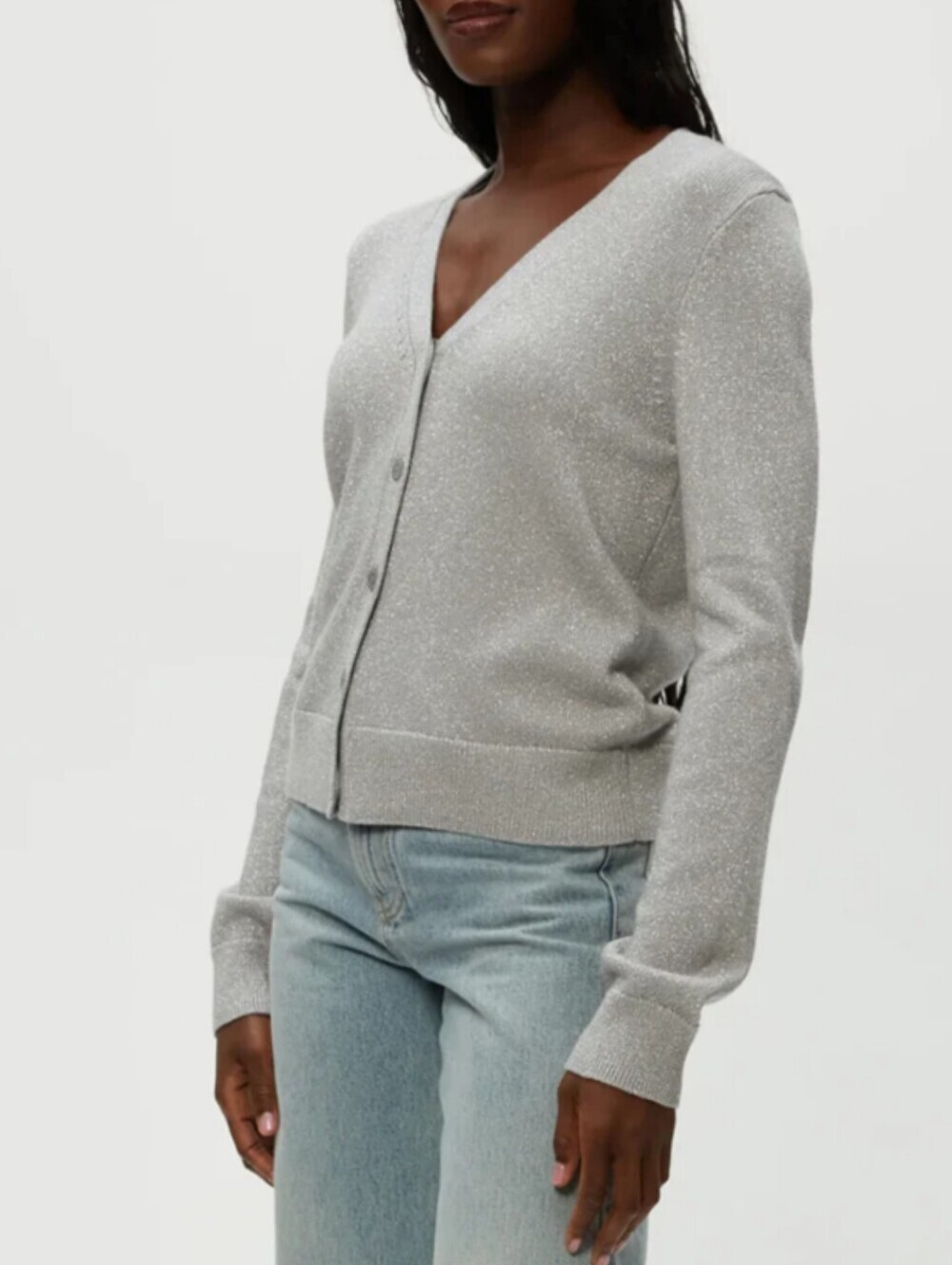 NEW Michael Stars Ruiz Metallic Cardigan